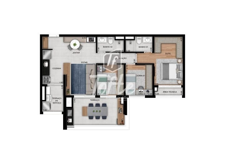 Apartamento, 2 quartos, 71 m² - Foto 26