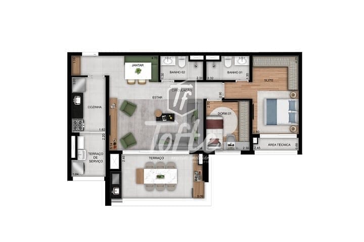 Apartamento, 2 quartos, 71 m² - Foto 27