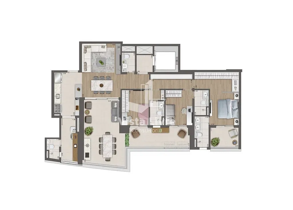 Apartamento, 4 quartos, 186 m² - Foto 13
