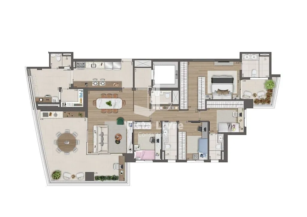 Apartamento, 4 quartos, 186 m² - Foto 15