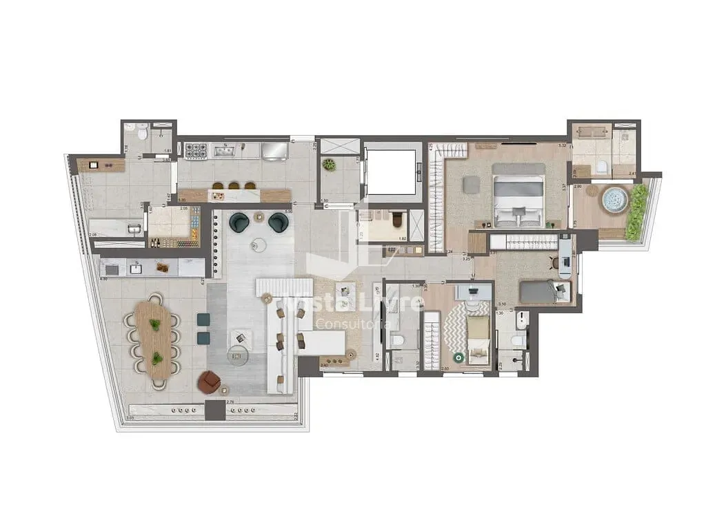 Apartamento, 4 quartos, 186 m² - Foto 16
