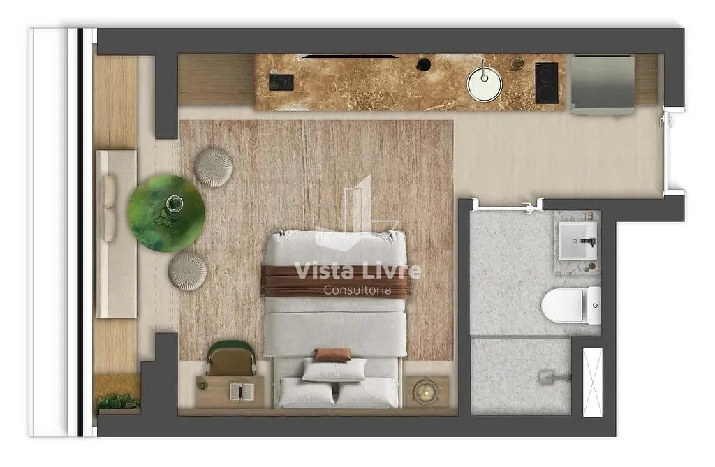 Apartamento, 1 quarto, 24 m² - Foto 10