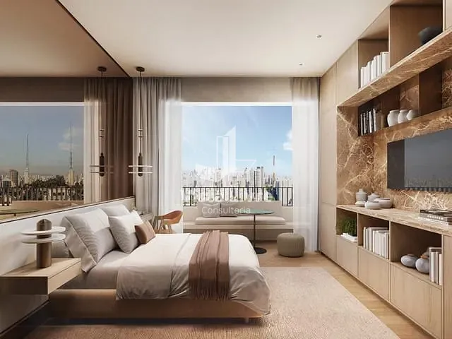 Studio com 24m² 1 quarto e 1 banheiro, à venda, no bairro Vila Madalena em São Paulo