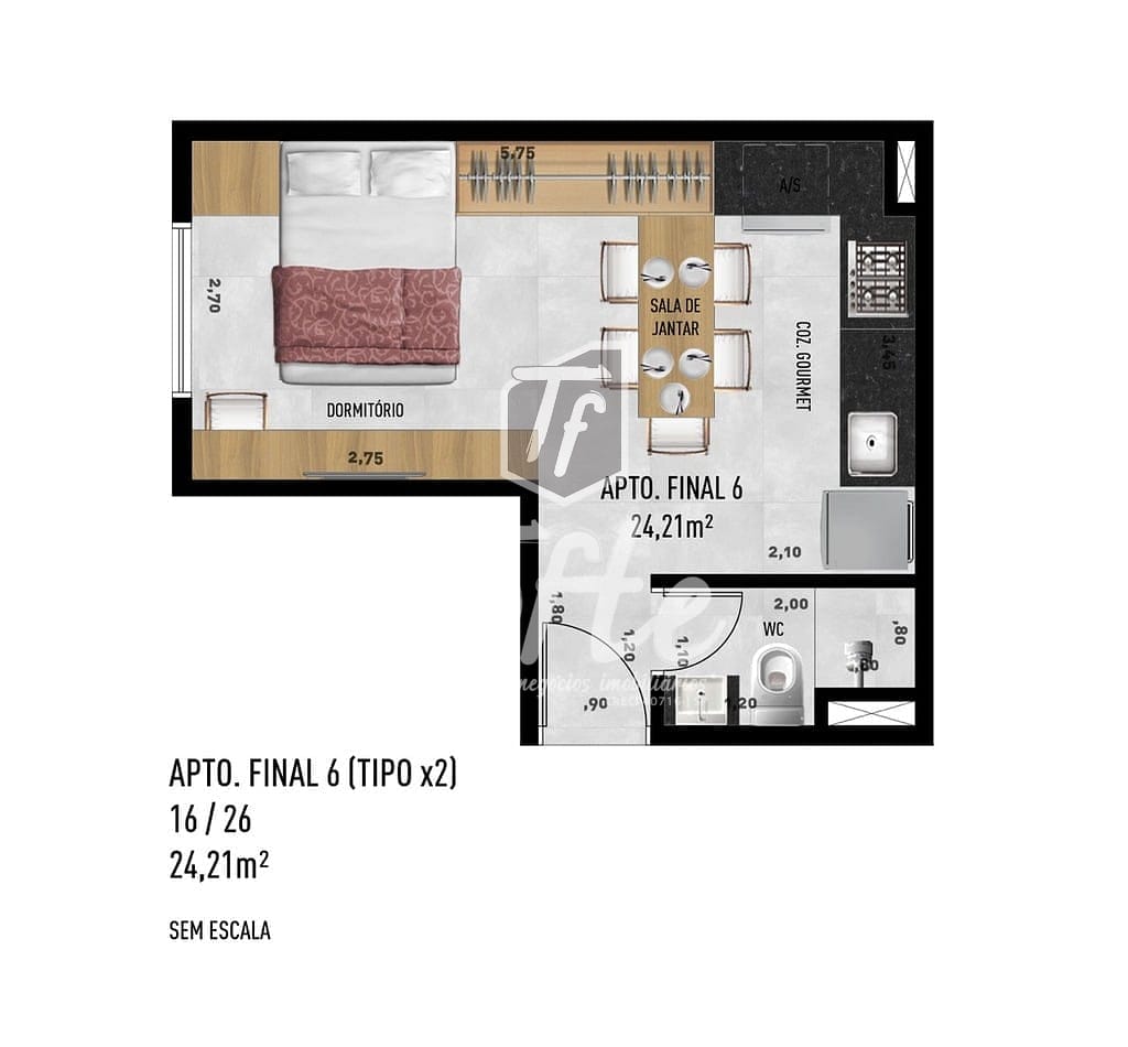 Apartamento, 2 quartos, 65 m² - Foto 21