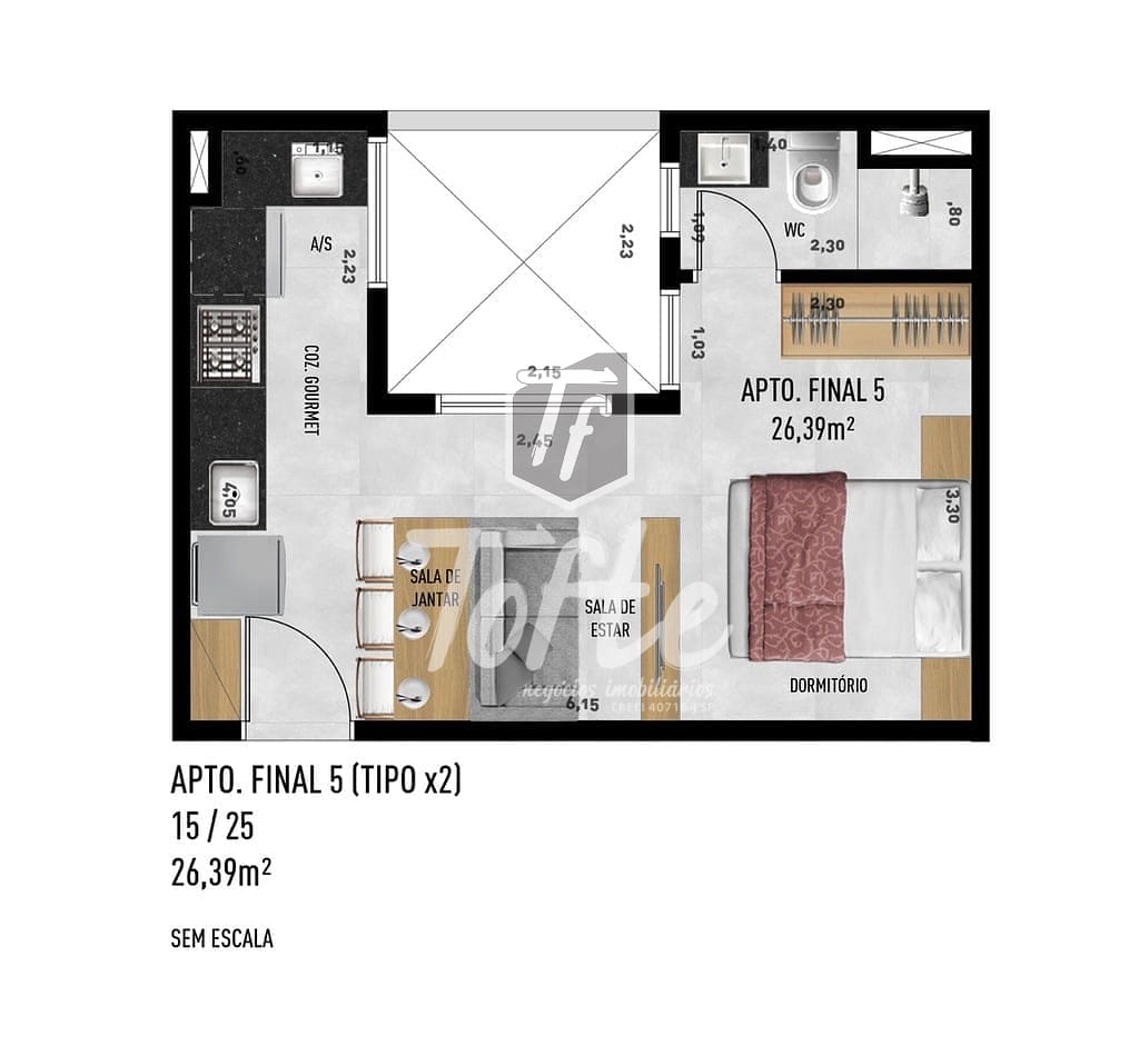 Apartamento, 2 quartos, 65 m² - Foto 23
