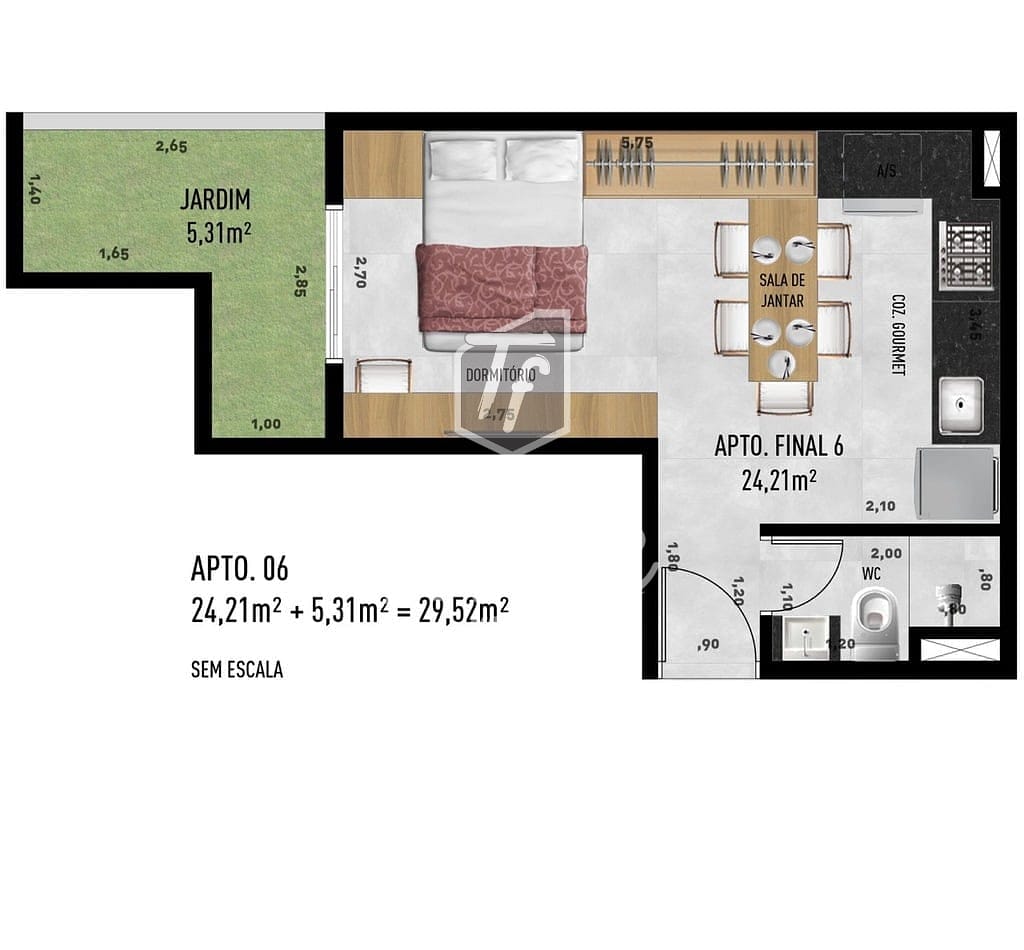 Apartamento, 2 quartos, 65 m² - Foto 24