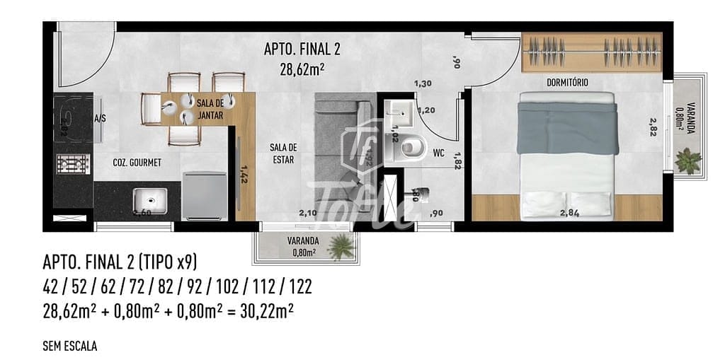 Apartamento, 2 quartos, 65 m² - Foto 25