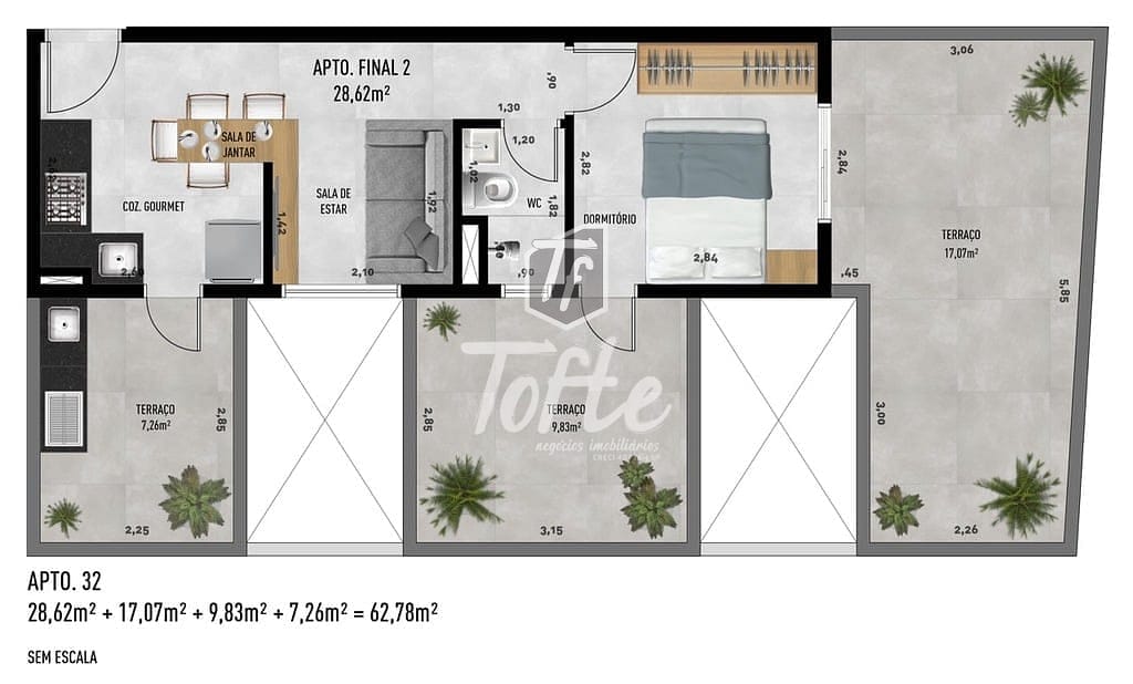 Apartamento, 2 quartos, 65 m² - Foto 34