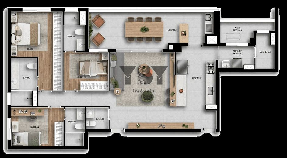 Apartamento, 1 quarto, 35 m² - Foto 27