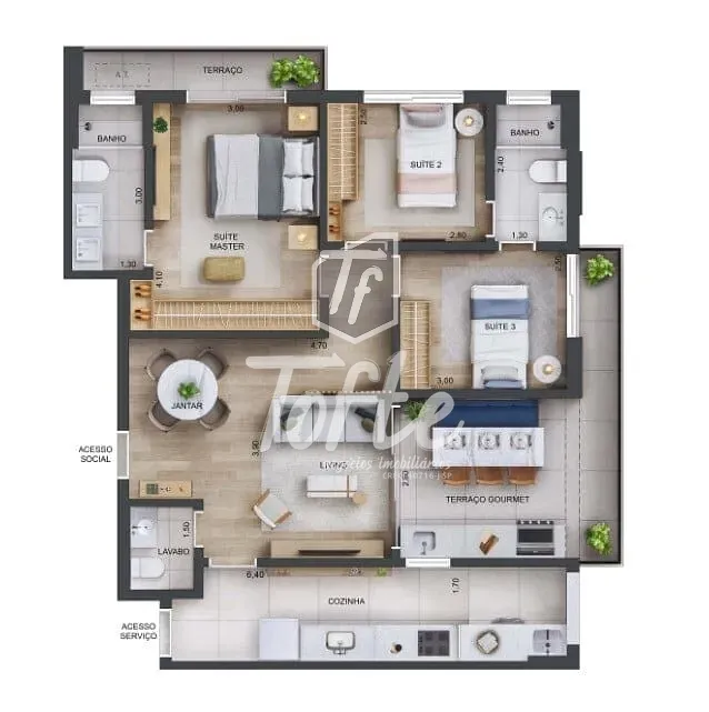 Apartamento, 3 quartos, 126 m² - Foto 16
