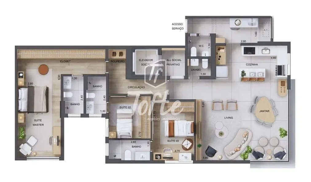 Apartamento, 3 quartos, 126 m² - Foto 19