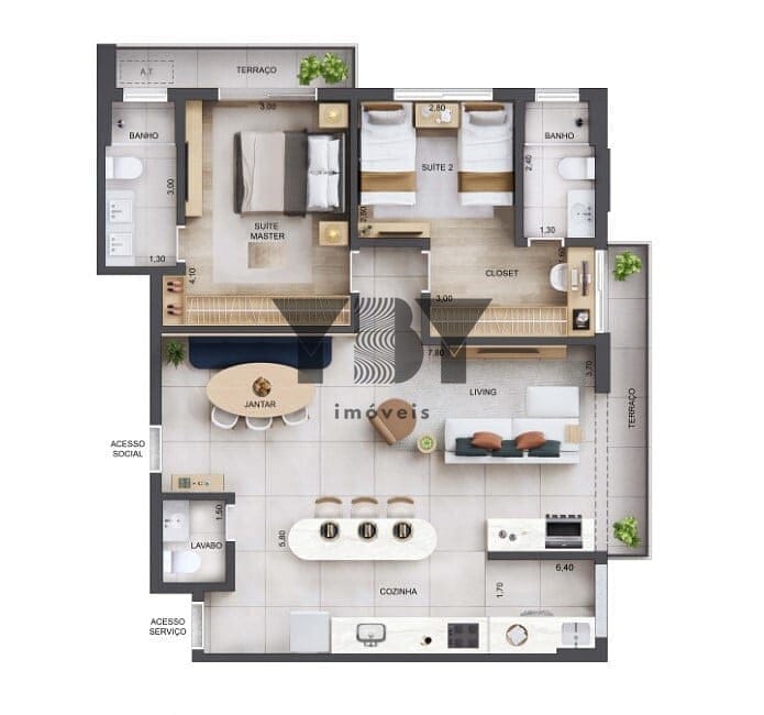 Cobertura à venda com 3 quartos, 184m² - Foto 17