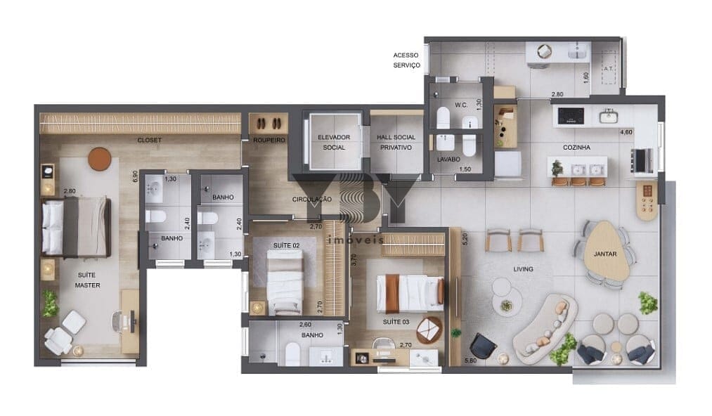 Cobertura à venda com 3 quartos, 184m² - Foto 19