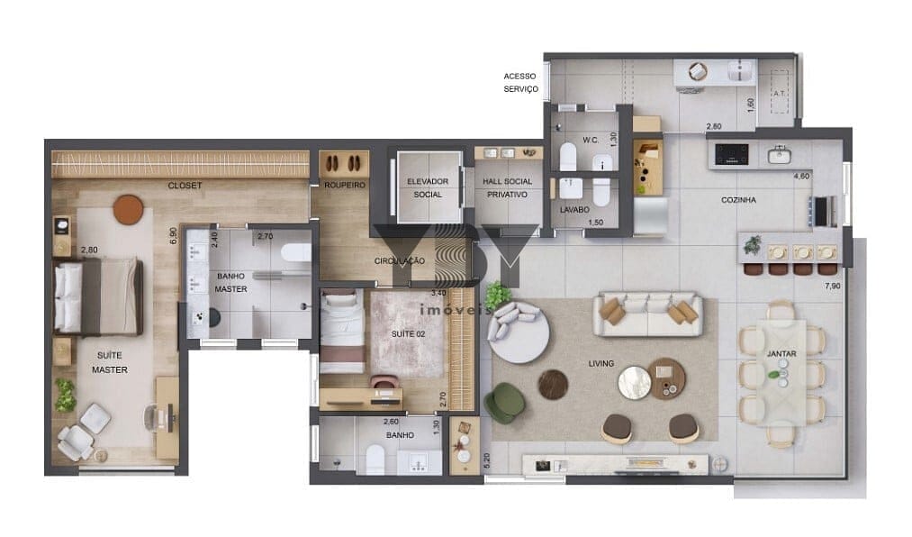 Cobertura à venda com 3 quartos, 184m² - Foto 21