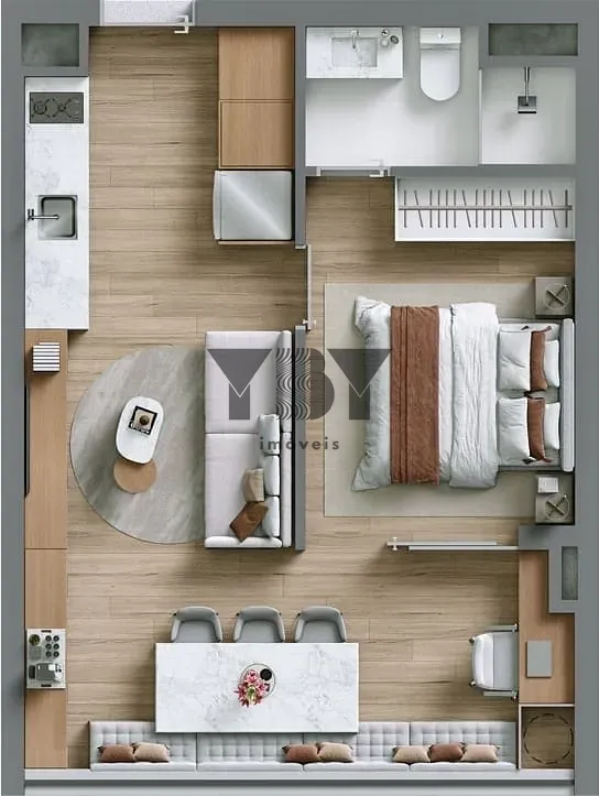 Apartamento, 1 quarto, 39 m² - Foto 27