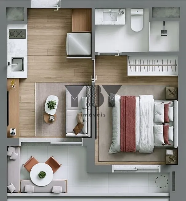 Apartamento, 1 quarto, 39 m² - Foto 24