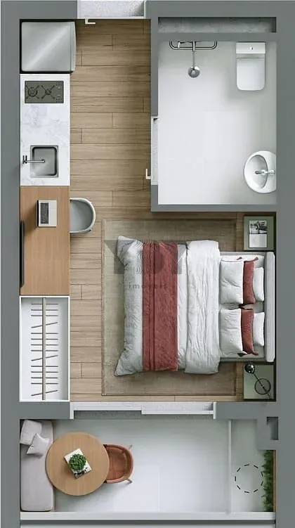 Apartamento, 1 quarto, 24 m² - Foto 14