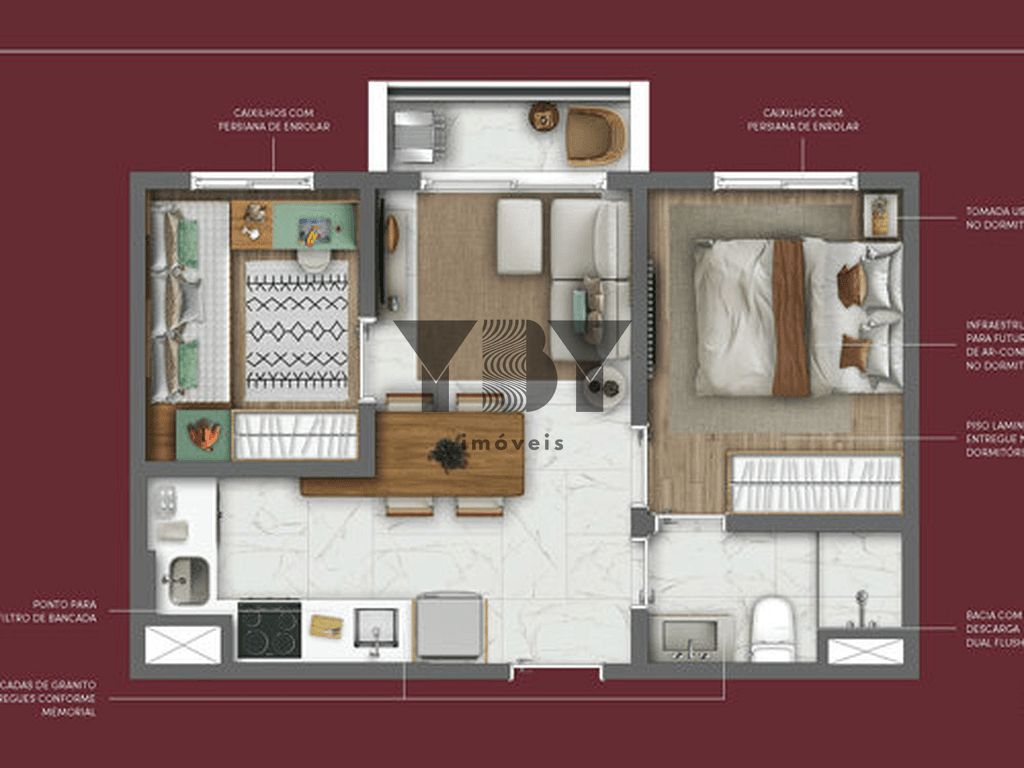 Apartamento, 2 quartos, 36 m² - Foto 20