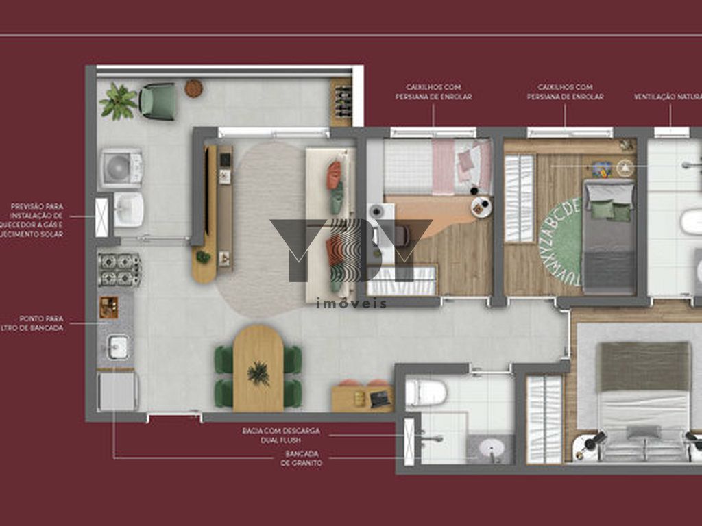 Apartamento, 2 quartos, 36 m² - Foto 21