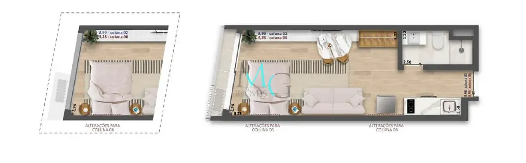 Apartamento, 1 quarto, 65 m² - Foto 13
