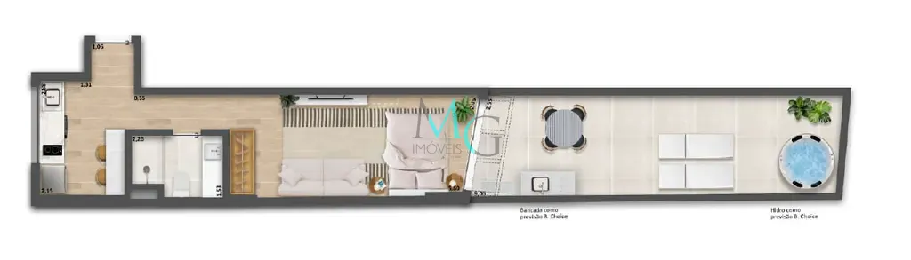 Apartamento, 1 quarto, 65 m² - Foto 21