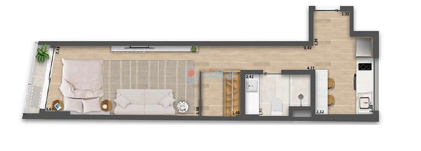 Cobertura à venda com 1 quarto, 62m² - Foto 17