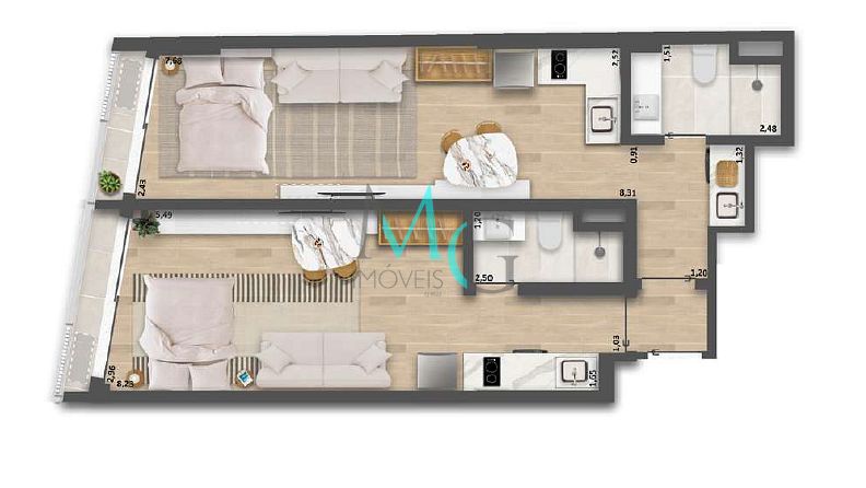 Cobertura à venda com 1 quarto, 62m² - Foto 25