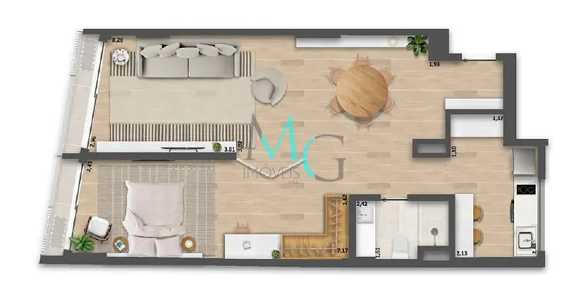Cobertura, 1 quarto, 62 m² - Foto 29