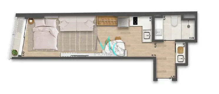 Apartamento, 2 quartos, 65 m² - Foto 15