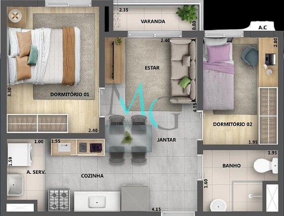 Apartamento, 3 quartos, 139 m² - Foto 15