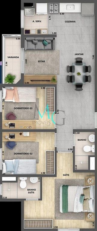 Apartamento, 3 quartos, 139 m² - Foto 18