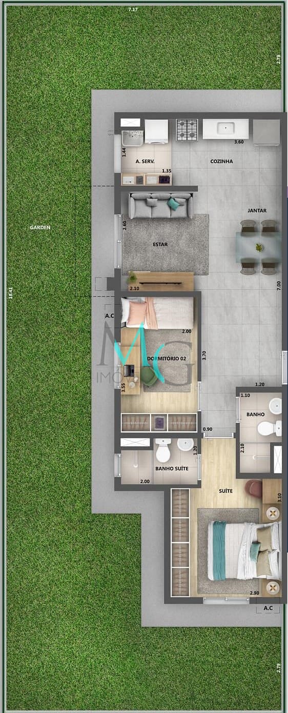 Apartamento, 2 quartos, 58 m² - Foto 19