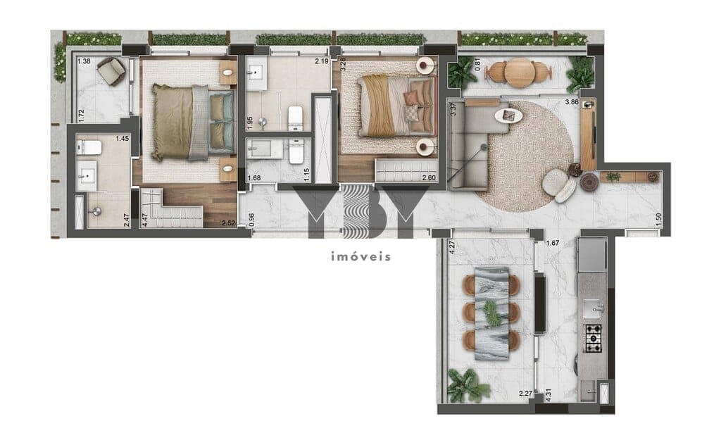 Apartamento, 2 quartos, 131 m² - Foto 25