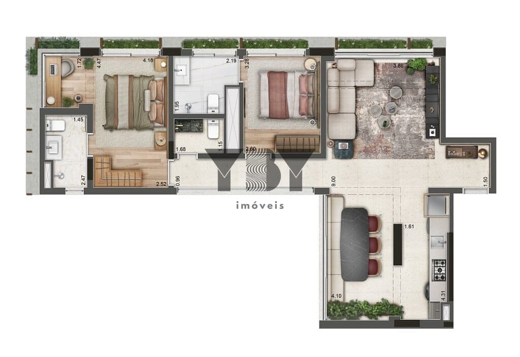 Apartamento, 2 quartos, 131 m² - Foto 26