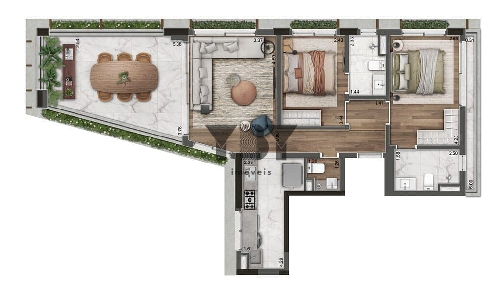 Apartamento, 2 quartos, 131 m² - Foto 27