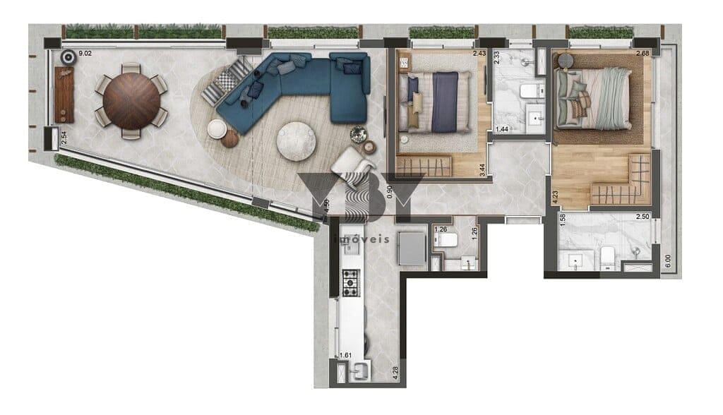 Apartamento, 2 quartos, 89 m² - Foto 28