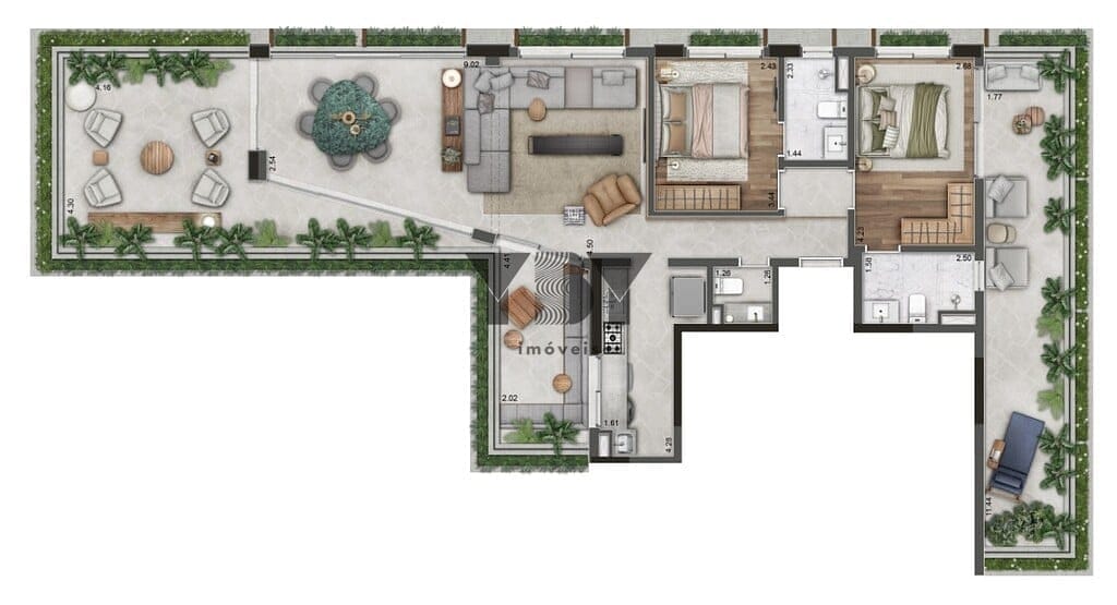 Apartamento, 2 quartos, 89 m² - Foto 32