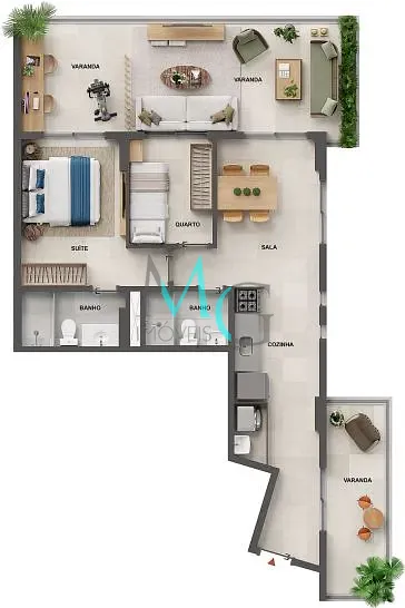 Apartamento, 2 quartos, 109 m² - Foto 44