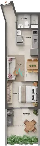 Apartamento, 1 quarto, 47 m² - Foto 24