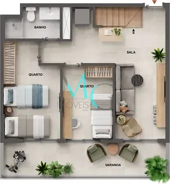 Apartamento, 1 quarto, 47 m² - Foto 48