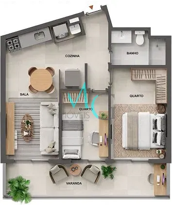 Apartamento, 1 quarto, 38 m² - Foto 36