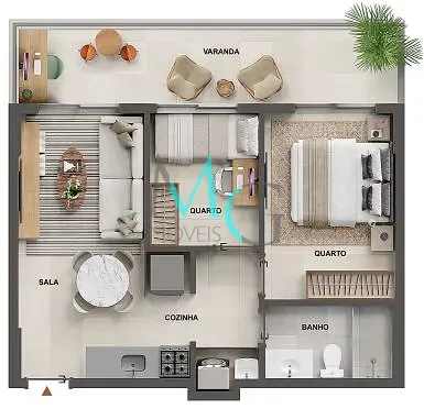 Apartamento, 1 quarto, 34 m² - Foto 31