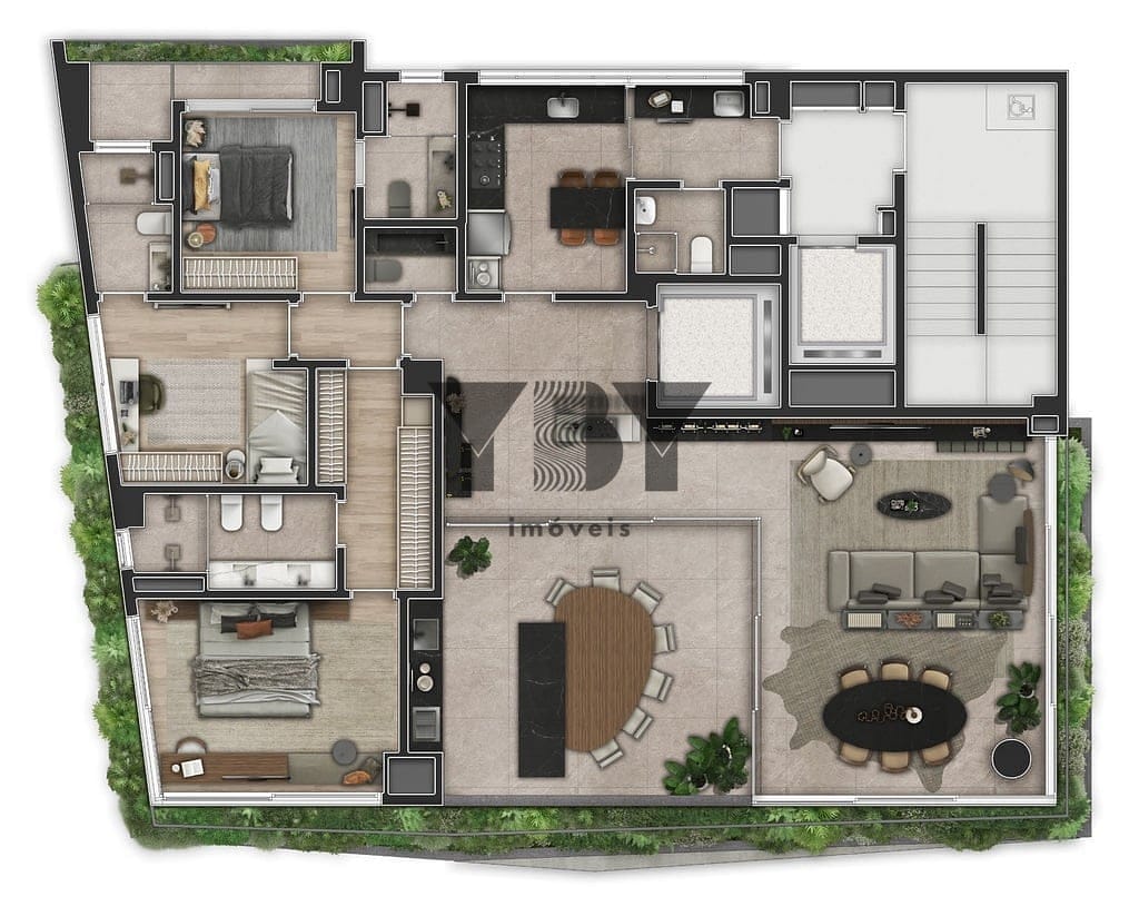 Cobertura, 3 quartos, 390 m² - Foto 32