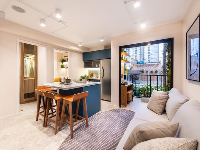 Foto do Apartamento - Apartamento à venda 1 Quarto 24.37M² Pinheiros São Paulo - SP | Bracon Faria Lima | Correteria Imóveis