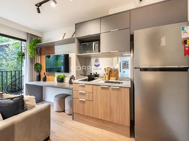 Apartamento 1 quarto e 1 banheiro, à venda, no bairro Pinheiros em São Paulo
