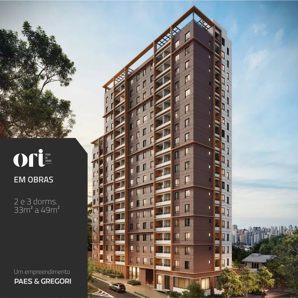 Apartamento à venda 1 Quarto 33.34M² Mirandópolis São Paulo - SP | Ori Praça da Árvore - Residencial