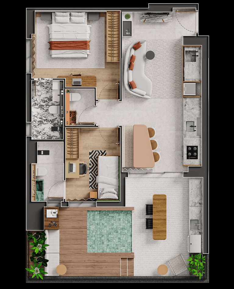 Apartamento, 2 quartos, 77 m² - Foto 27