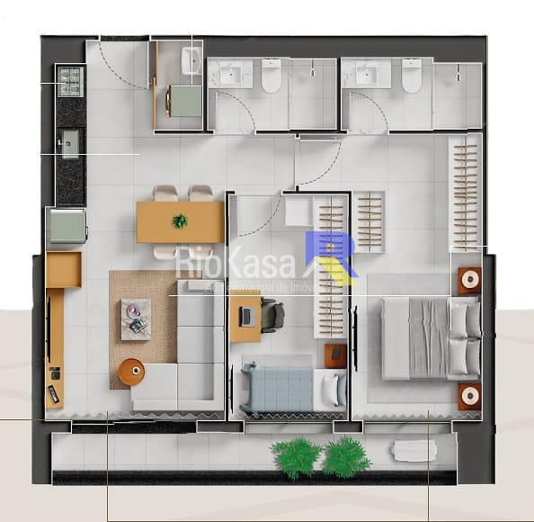 Apartamento, 1 quarto, 51 m² - Foto 25