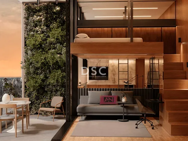 Loft 1 quarto e 1 banheiro, à venda, no bairro Centro em Curitiba