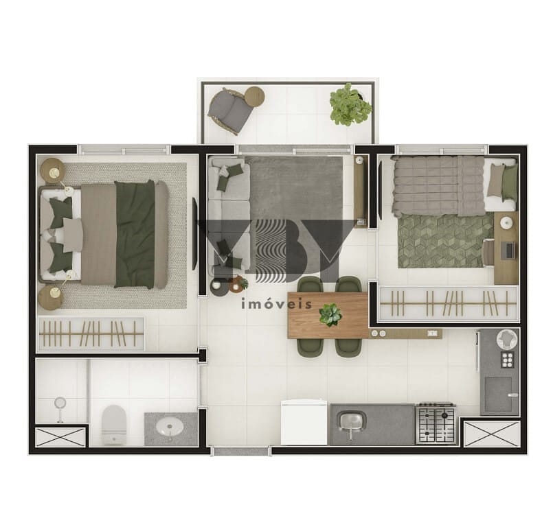 Apartamento, 1 quarto, 27 m² - Foto 19